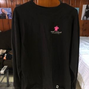 Black simply southern long sleeve